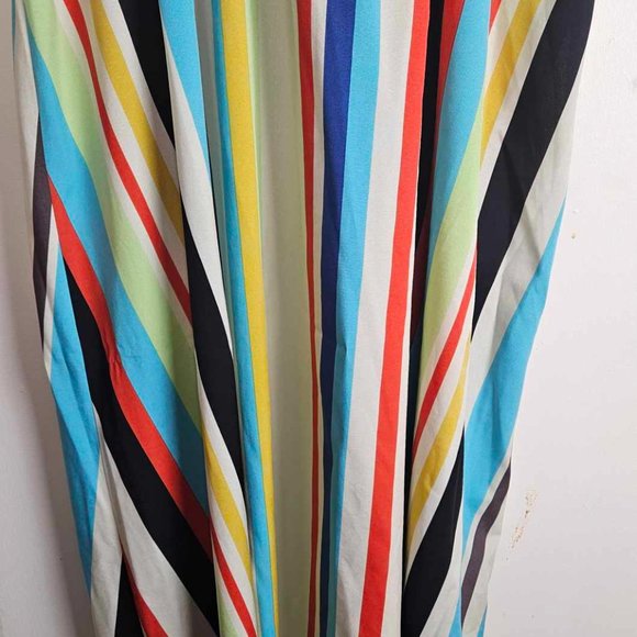 Shein Curve Spaghetti Strap Multi color Stripped long dress, 2XL - Picture 4 of 8